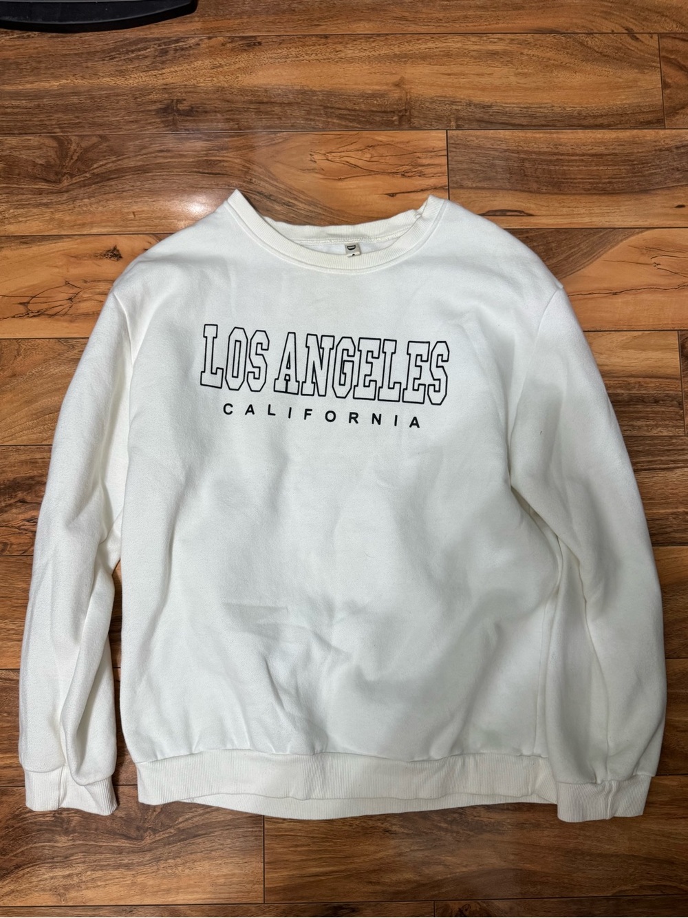 Los Angeles California Crewneck Sweater - White